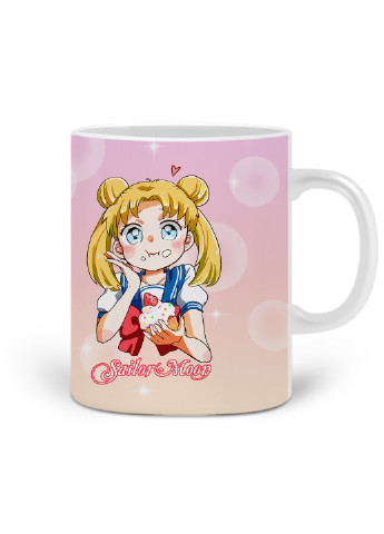 Кружка Сейлор Мун (Sailor Moon) 330 мл горнятко керамічне (20259-2917) MobiPrint (224806174)