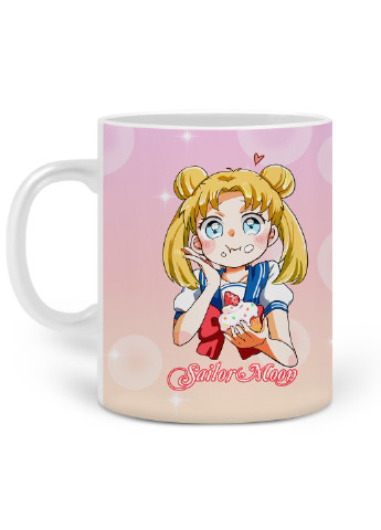 Кружка Сейлор Мун (Sailor Moon) 330 мл горнятко керамічне (20259-2917) MobiPrint (224806174)