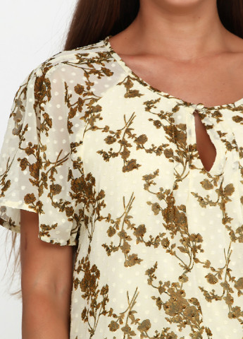 Светло-желтая летняя блуза Friendtex