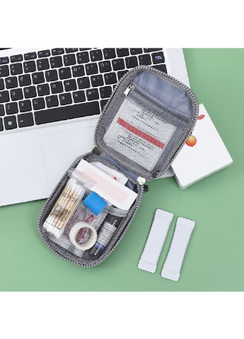 Комплект аптечок сумки органайзери для медикаментів для подорожей для дому 2 шт (473526-Prob) Рожевий Unbranded (255029707)
