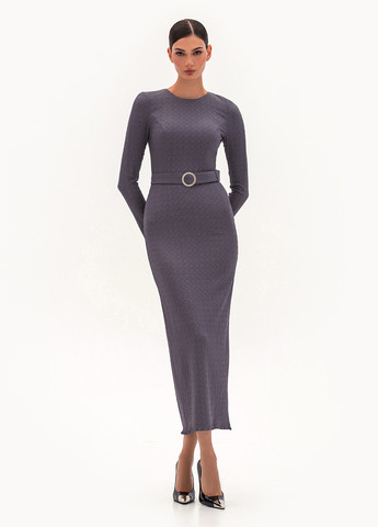 Сіра кежуал сукня футляр BGL однотонна