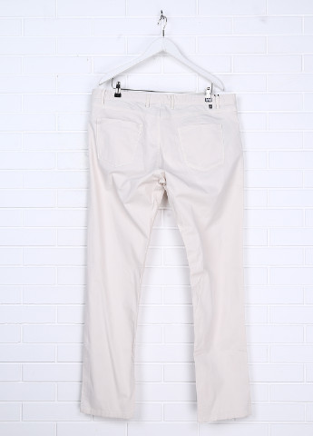 Молочные кэжуал демисезонные брюки Massimo Dutti