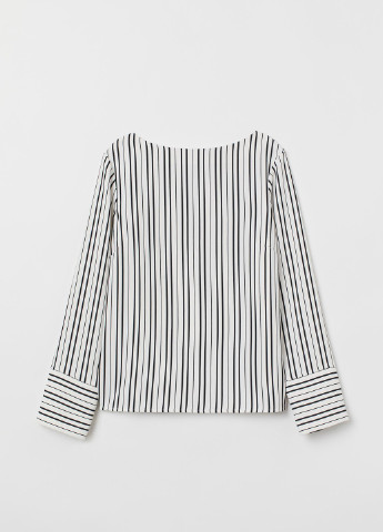 Чорно-біла літня блуза H&M