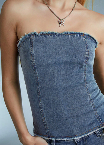 Синяя блуза SHEIN