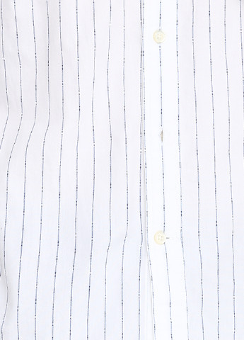 Белая кэжуал рубашка в полоску Banana Republic с длинным рукавом