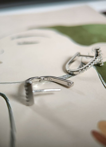 Сережки Silver Flame (350941248)