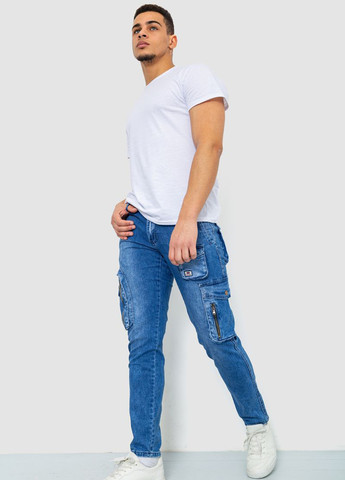 Синие демисезонные карго джинсы Ager