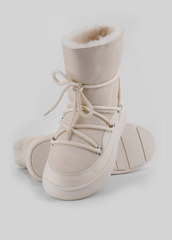 Молочные ботинки Le'BERDES со шнуровкой, лаковые