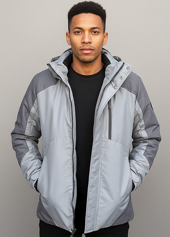 Світло-сіра демісезонна куртка Sun's House