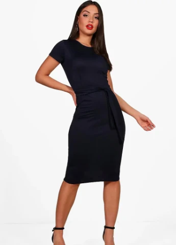 Черное платье Boohoo