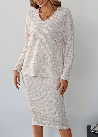 Костюм (пуловер, спідниця) SHEIN (332313139)