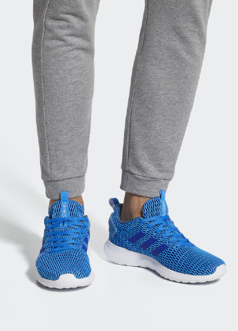 Голубые всесезонные кроссовки adidas