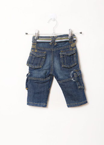 Синие демисезонные прямые джинсы Silver Sun