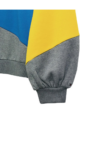 Серый демисезонный утепленный cвитшот джемпер Tommy Jeans