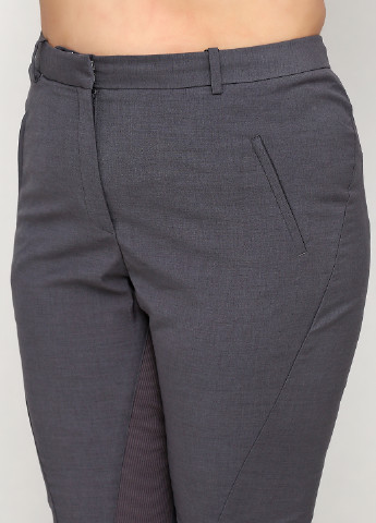 Серые кэжуал демисезонные прямые брюки By Malene Birger