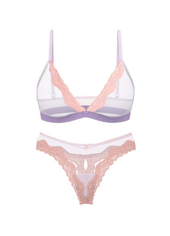 Сиреневый демисезонный комплект (бюстгальтер, трусики) Victoria's Secret