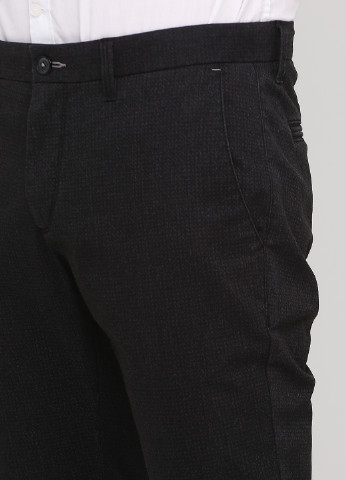 Темно-серые кэжуал демисезонные прямые брюки Double U.One