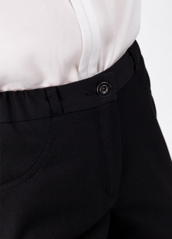 Черные кэжуал демисезонные брюки Femme