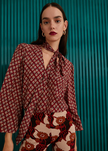 Вишнева блуза KOTON