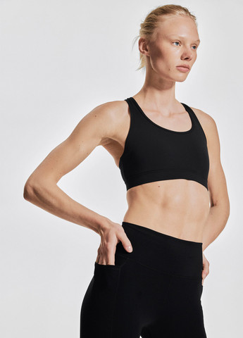 Черные демисезонные леггинсы H&M