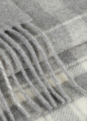 Плед Кашемировый 140х200 клетка св.сер/т.сер Love You (252102560)