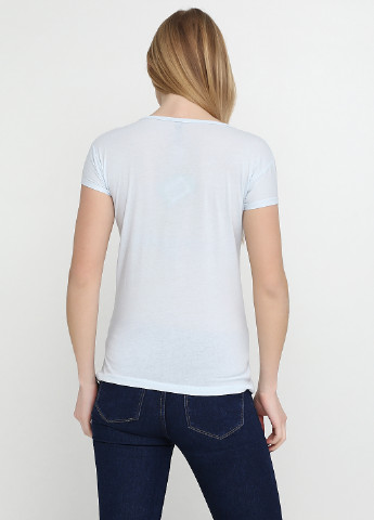 Блідо-блакитна літня футболка Spora