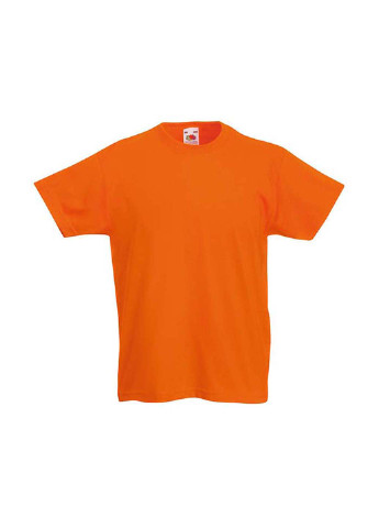 Оранжевая демисезонная футболка Fruit of the Loom D061033044164
