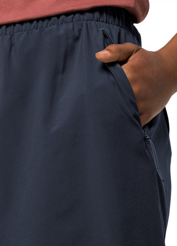 Синяя кэжуал однотонная юбка Jack Wolfskin