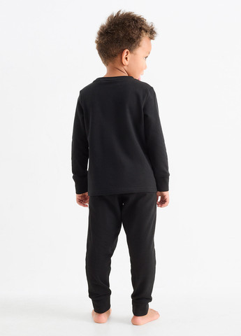 Черная всесезон пижама (лонгслив, брюки) лонгслив + брюки C&A