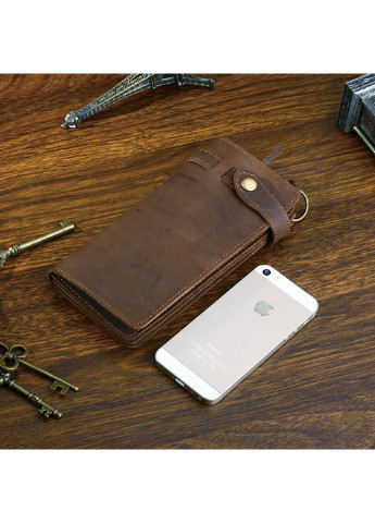 Чоловік шкіряний клатч 9х18 см Vintage (242187836)