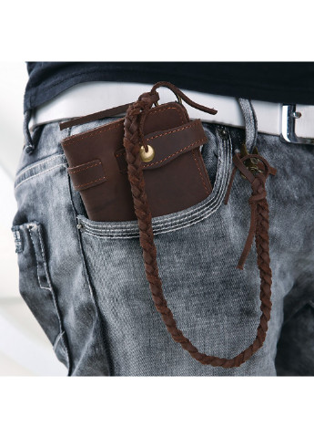 Чоловік шкіряний клатч 9х18 см Vintage (242187836)