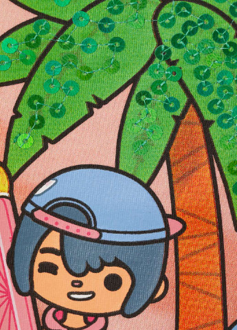 Світло-оранжева літня футболка H&M