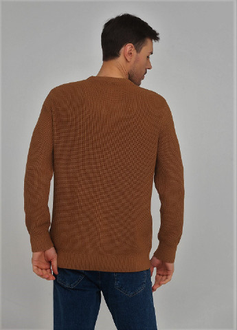 Коричневый зимний свитер H&M