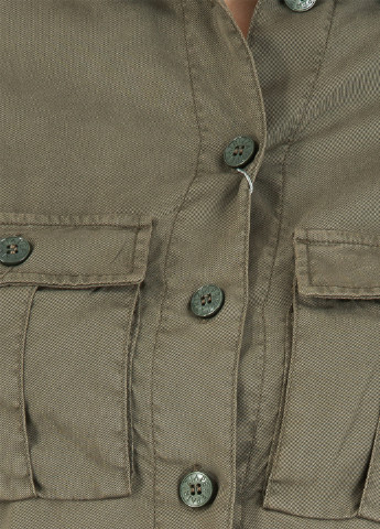 Оливковая рубашка однотонная Patrizia Pepe