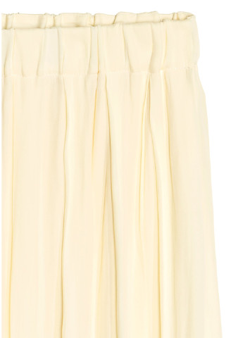 Светло-желтая кэжуал юбка H&M клешированная