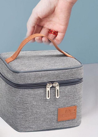 Квадратна термосумка для їжі з собою, ланч боксу з PEVA Style 7 No Brand (252644075)