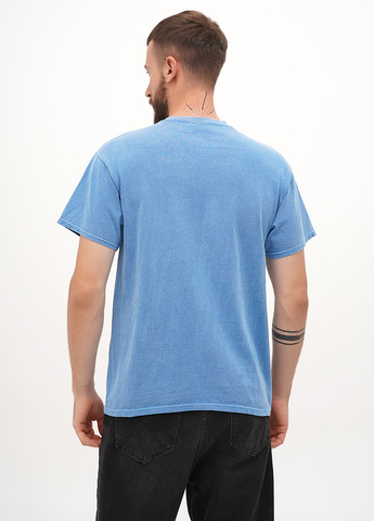 Блакитна футболка Gildan