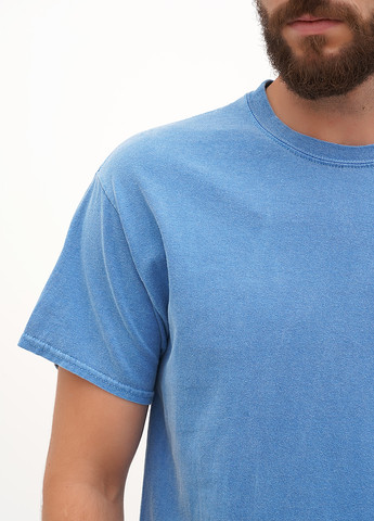 Блакитна футболка Gildan