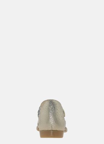 Женские балетки rv184 золотой Violetti | золотые рисунки натуральная кожа (317419753)