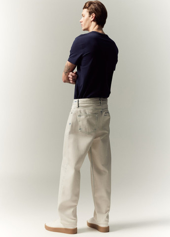 Темно-синяя футболка H&M