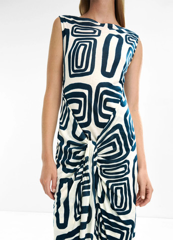 Молочна кежуал сукня Parfois з геометричним візерунком