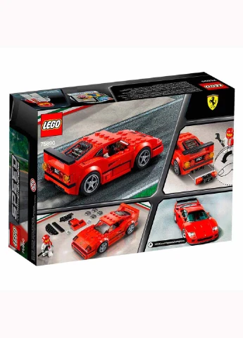 Конструктор LEGO Speed Champions Автомобиль Ferrari F40 Competizione 198 деталей (158428995)