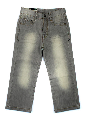 Серые демисезонные прямые джинсы Wojcik