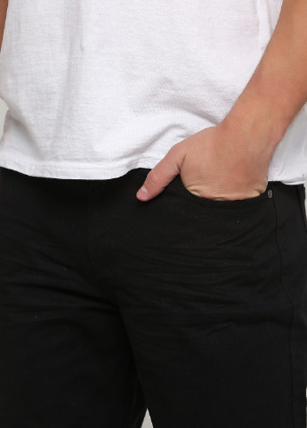 Черные кэжуал демисезонные прямые брюки Filaton