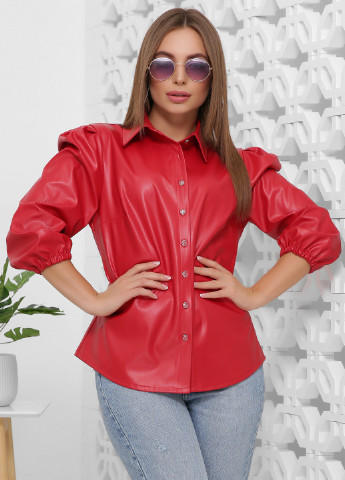 Червона літня блузка MSM