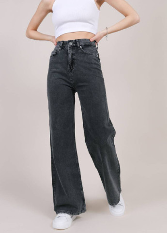 Серые демисезонные джинсы "палермо" свободные petite romashka, серый, 40, l 9581 Ромашка