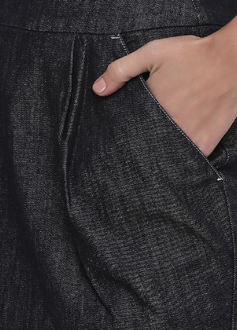 Темно-синяя джинсовая однотонная юбка Miss Sixty