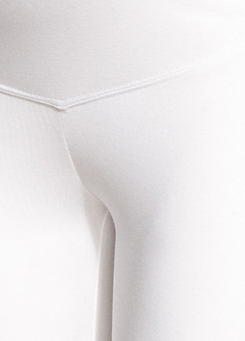 Легінси для вагітних H&M однотонні білі кежуали бавовна