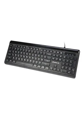 Клавіатура Real-El 7085 Comfort Black (253547329)