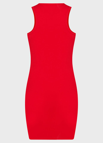 Красное кэжуал платье платье-майка Tommy Jeans с логотипом